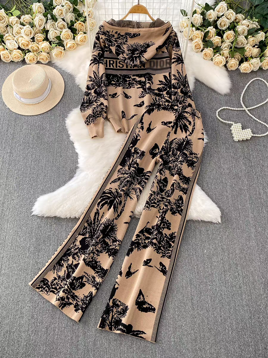 Tropical Luxe Knit Co-ord Set