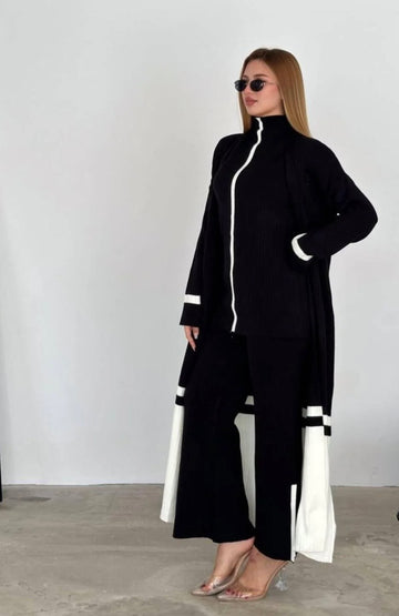 Conamian 3 piece shrug coord set ( Premium fabric )