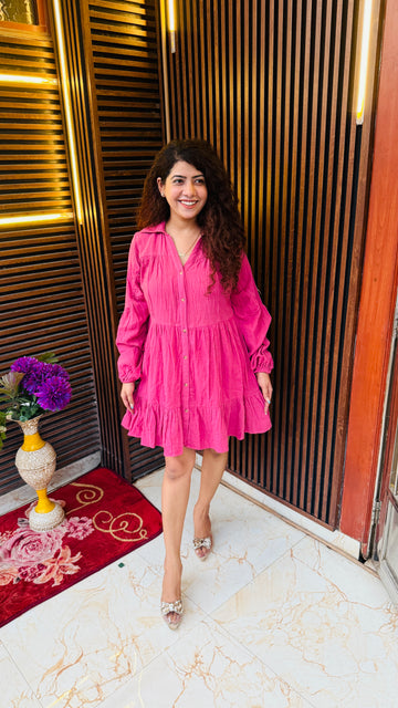 Lotus Shirt Dress