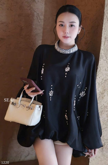 Aurora studded blouse- Bestseller