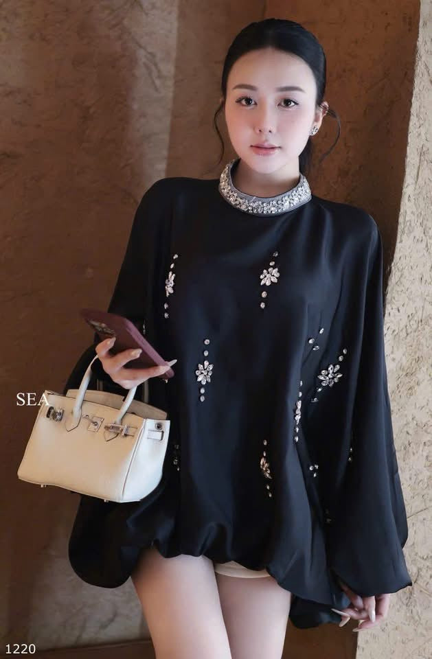 Aurora studded blouse- Bestseller