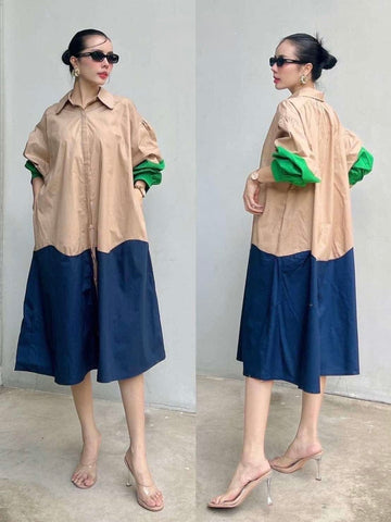 Pocket Party Shirt Dress- Bestseller