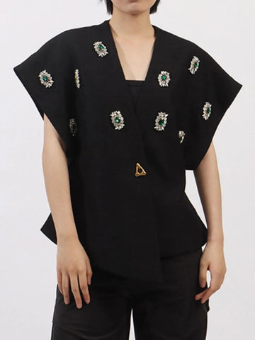 Fantasy broch 3D embellished blazer- Bestseller