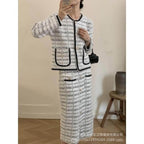 Classic Parisian Trim Tweed Set