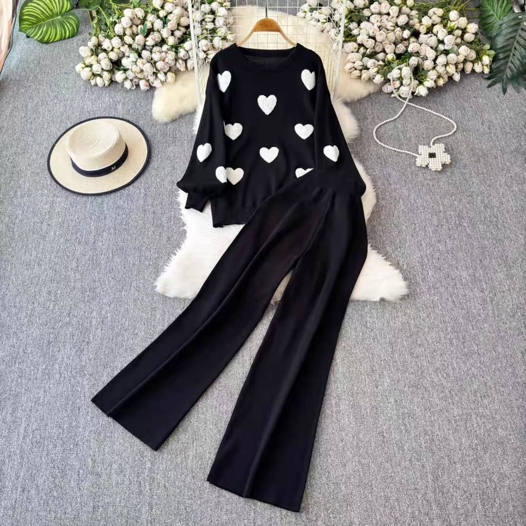 Heartly made winter coord set