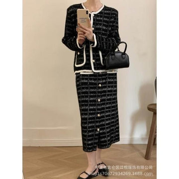 Classic Parisian Trim Tweed Set