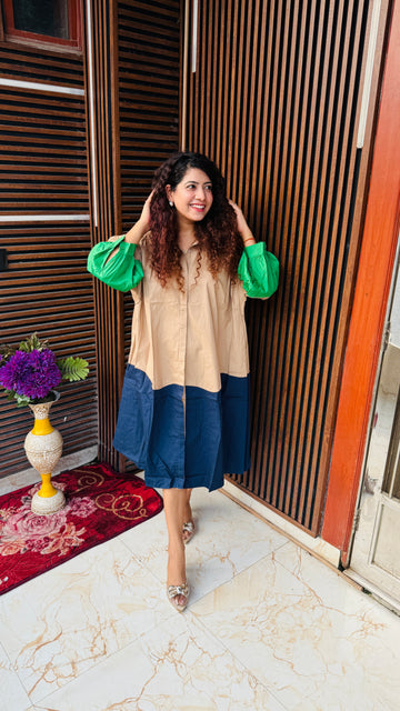 Pocket Party Shirt Dress- Bestseller