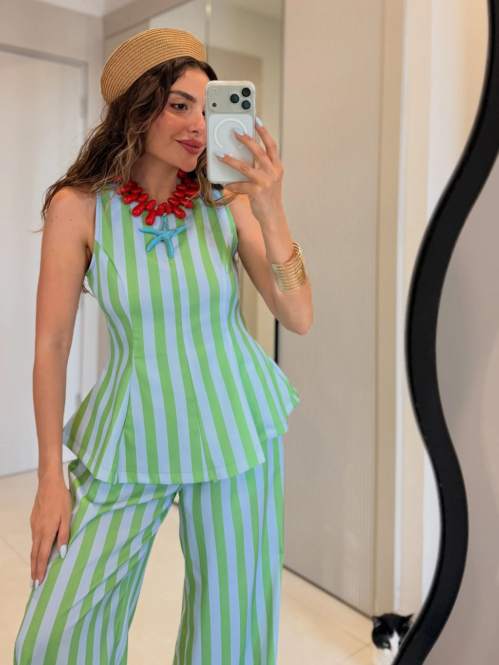 Pastel Candy Stripe Co-ord Set: Bestseller