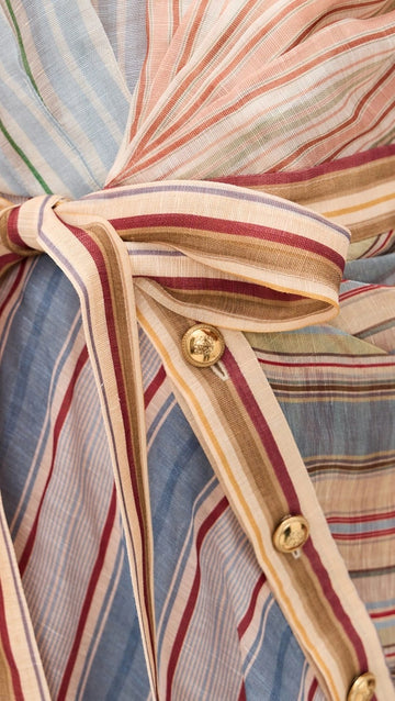 Zimmerman inspired Rainbow Breeze Tie-Up dress