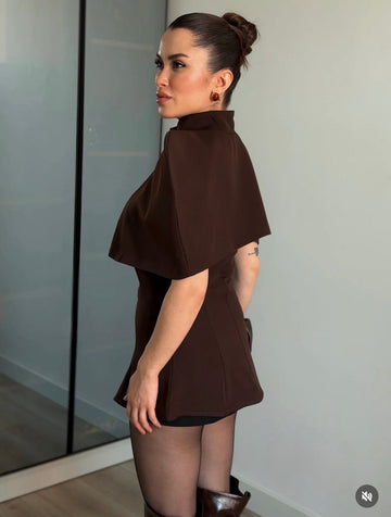 Luxe Shoulder Cape Top