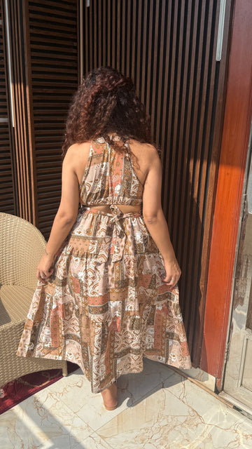 Desert Muse Halter Dress