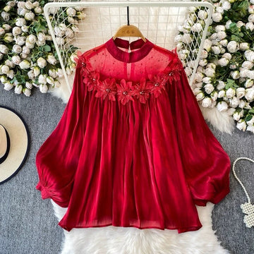 Blush Whisper premium top