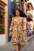 Almond Aura dress