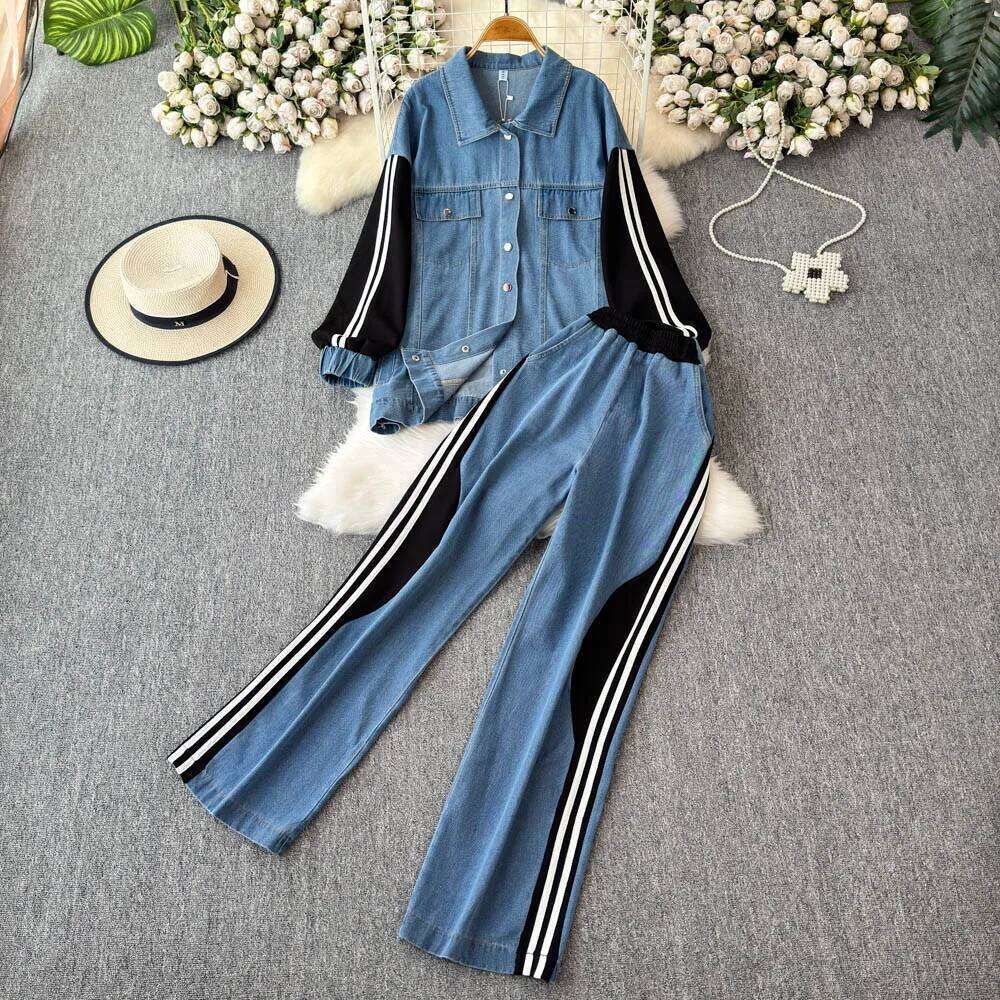 Denim premium coord set- very premium denim- Bestseller