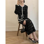 Classic Parisian Trim Tweed Set