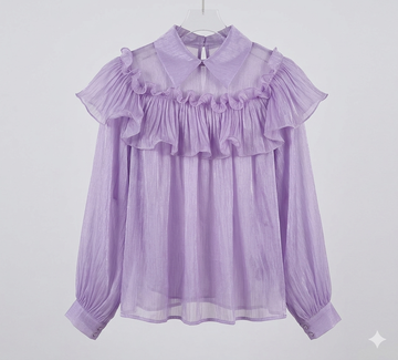 Lively ruffled luxe premium Top