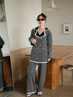 Striped well winter premium coord
