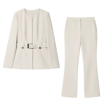 Luxe blaze belted set