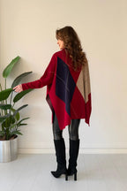 Nordic Chic Knit Poncho