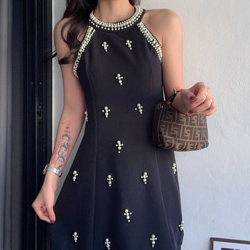 Pearl Statment dress