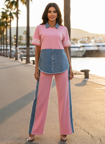 Blush Street Denim Co-ord Set- Bestseller