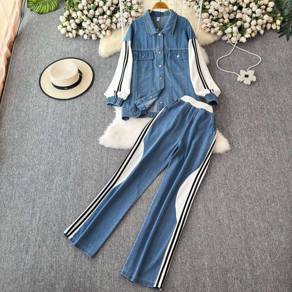 Denim premium coord set- very premium denim- Bestseller