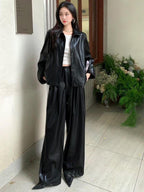 Black leather premium Coord