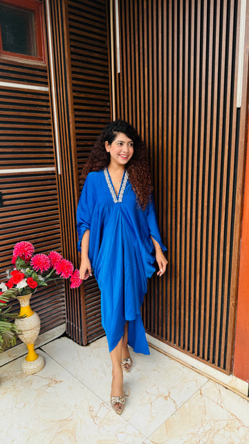 Noor neckline kaftan dress- Bestseller