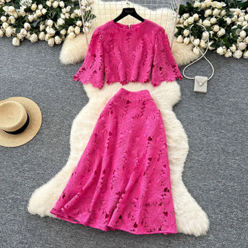 Elera bloom Skirt set
