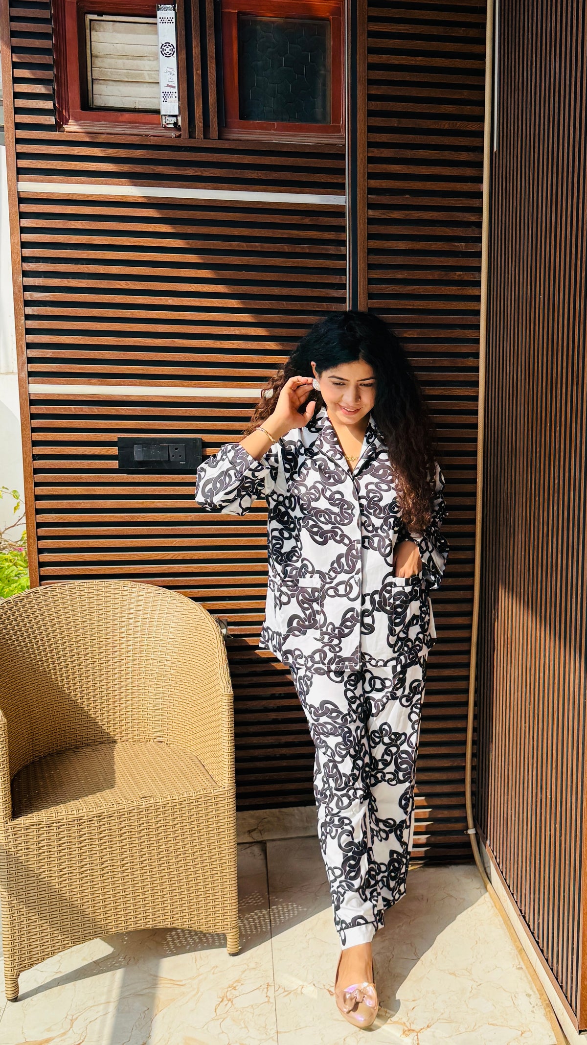 Monich chain printed Co-ord