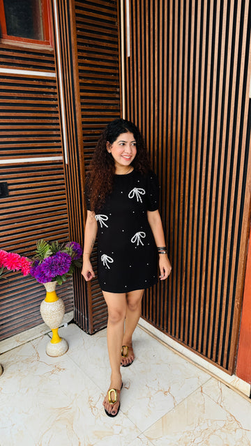 Bow and sequins Dress