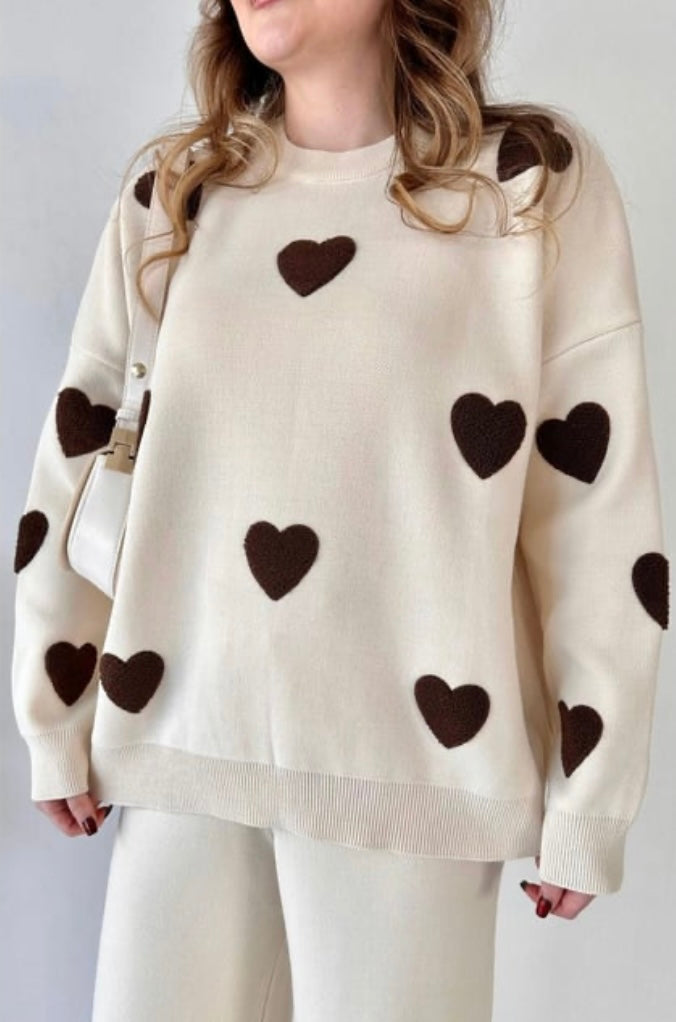 Heartly made winter coord set