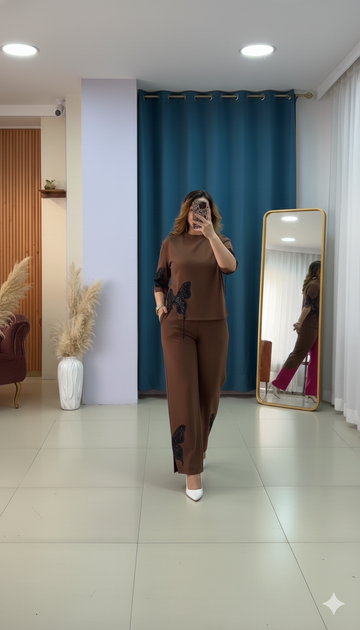 Butterfly sequin Coord set - Bestseller