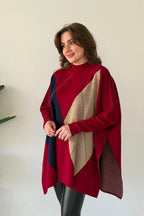 Nordic Chic Knit Poncho
