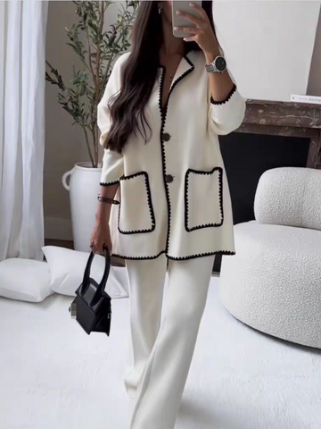 Ashilla pocket edge winter coord set