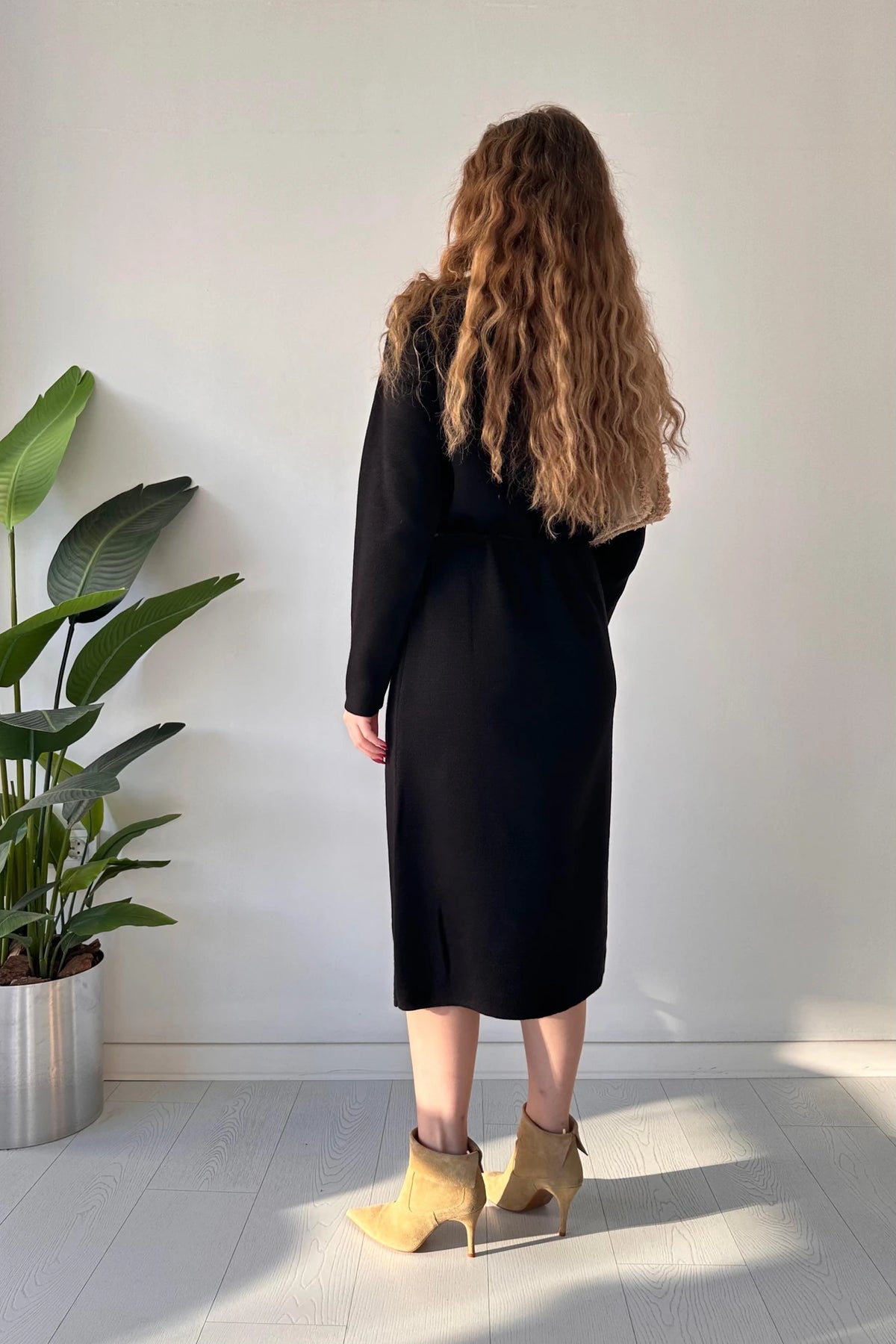Night and noir winter dress