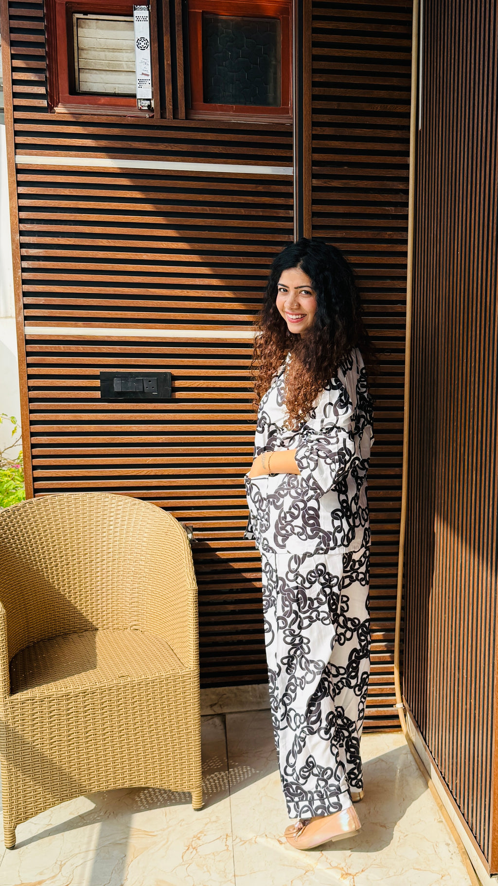 Monich chain printed Co-ord