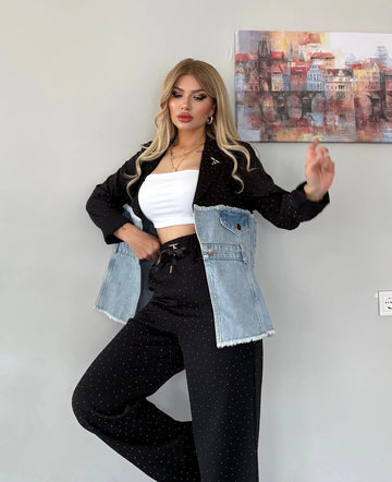 Sivaka fall blazer set- Bestseller