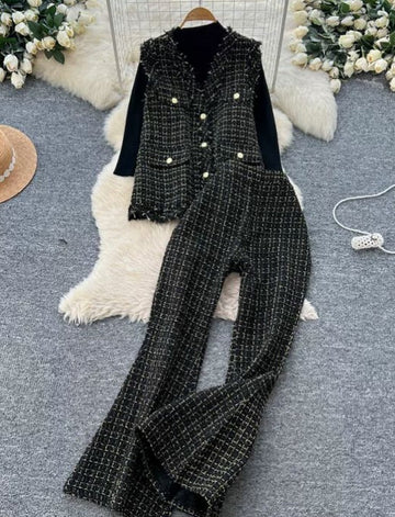 Howlfull tweed 3 piece luxury track sets