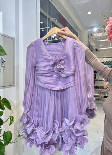Belena premium ruffled Dress- Bestseller