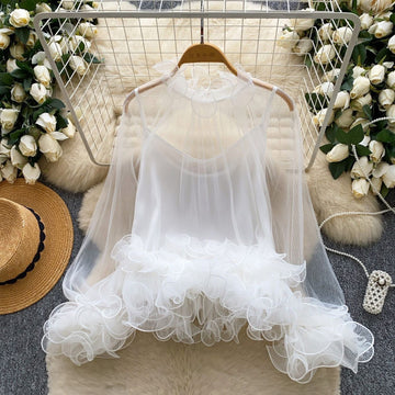 Statement ruffled top - Bestseller