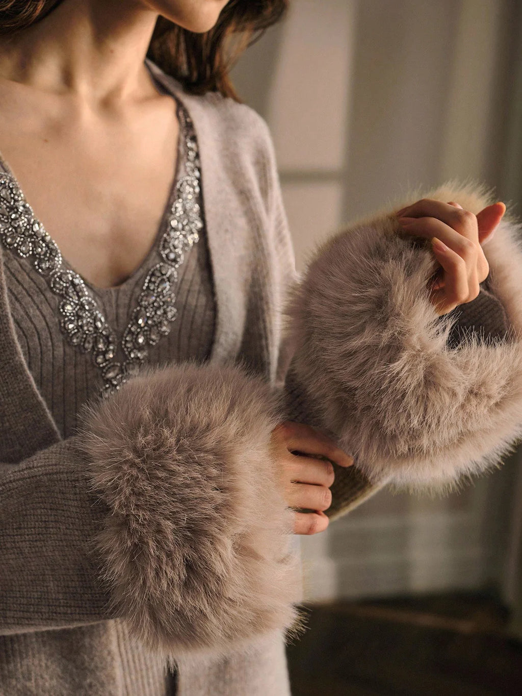 Fessa love shrug and woollen inner