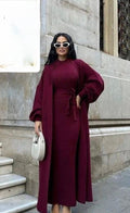 Lena’s robe and pocket winter set