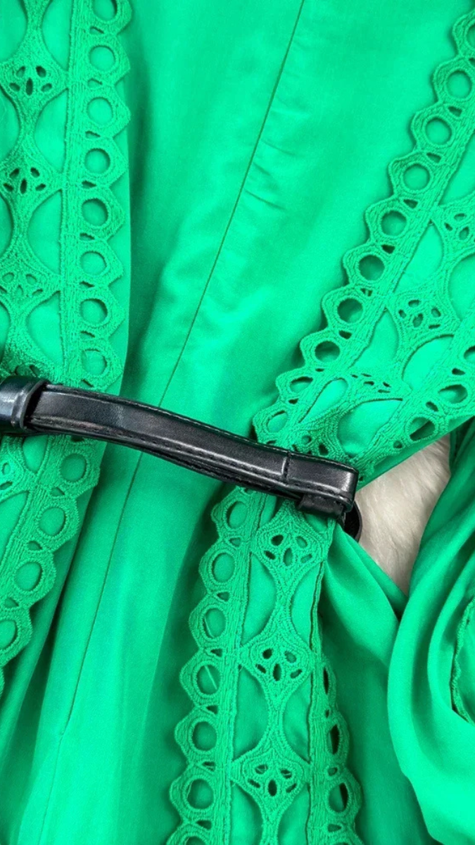 Angelique Tiered Maxi Dress with belt- Bestseller
