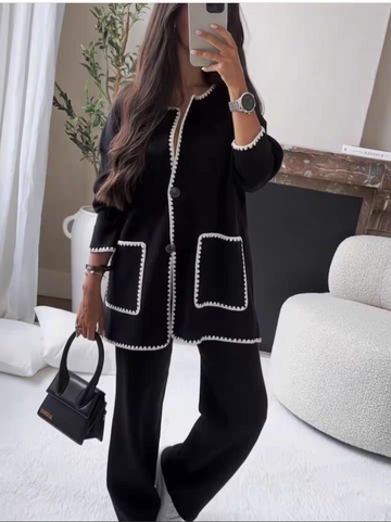 Ashilla pocket edge winter coord set