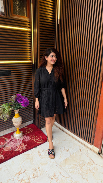 Moth Chikan Dress