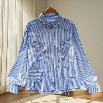 Luxe Stripe Statement Shirt