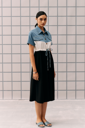 Monoplay two tone Dress