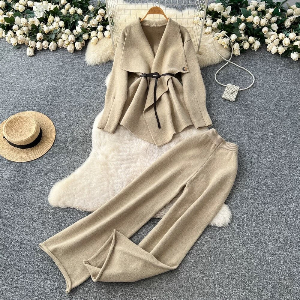 Soft Drape Knit heavy fabric Co-ord Set- Premium