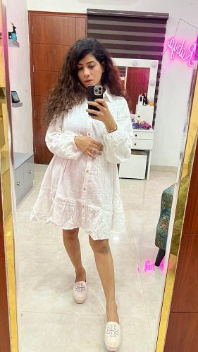 Lotus Shirt Dress